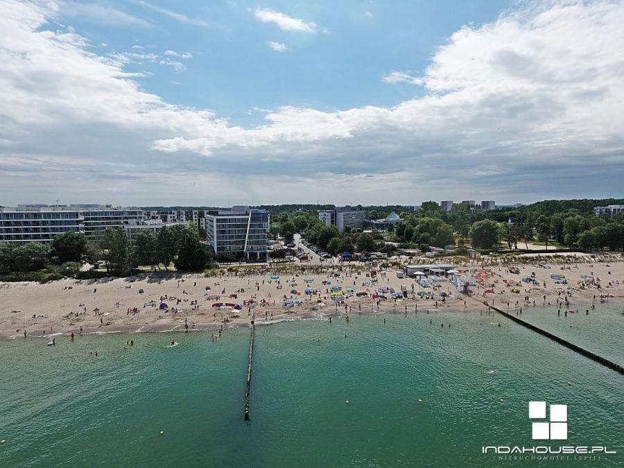 Apartamentyprzymorzu Marine***** Apartament Dwupoziomowy Z Widokiem Na Morze Kołobrzeg Eksteriør billede