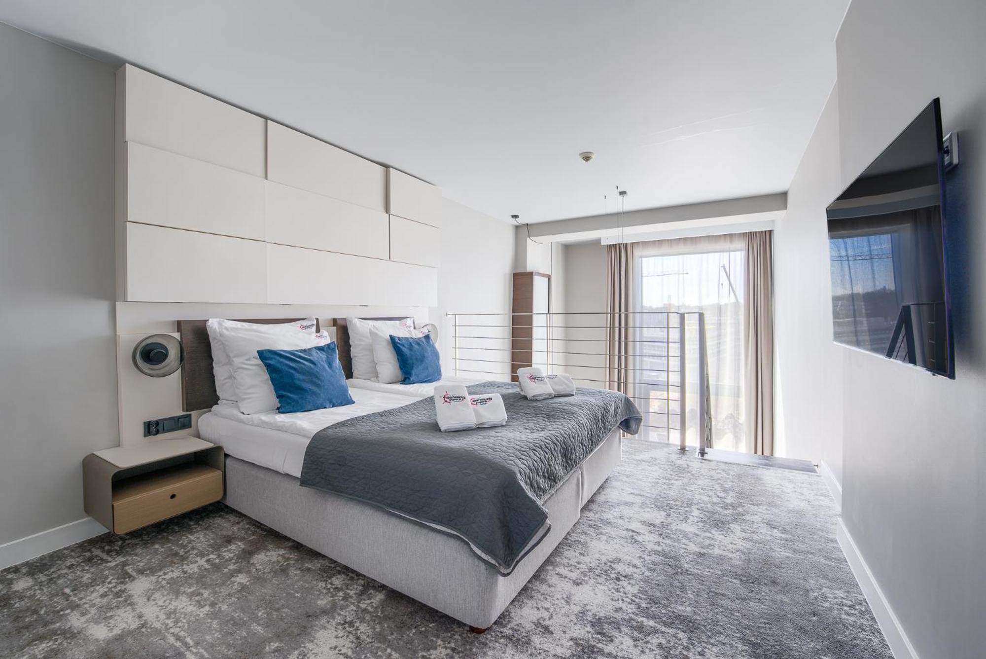 Apartamentyprzymorzu Marine***** Apartament Dwupoziomowy Z Widokiem Na Morze Kołobrzeg Eksteriør billede
